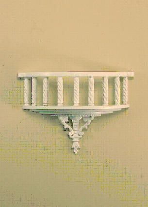 Juliette Carved Balcony White 836WO