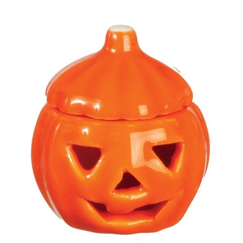 AZG6464 Halloween Glazed Pumpkin to Be Lit