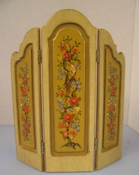 Hand Painted Dressing Screen ala327