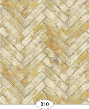 Herringbone Brick - Gold WAL0810