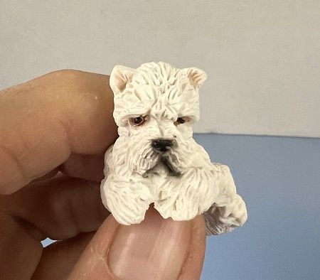 Highland Terrier White a3105wh