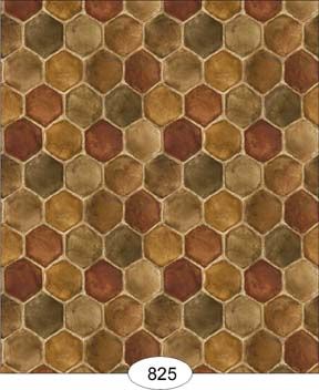 Honeycomb Tile - Brown WAL0825