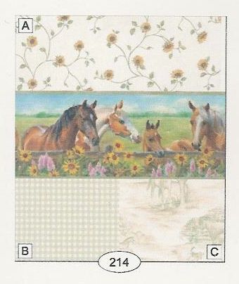 Horses and Daises 214 wal214