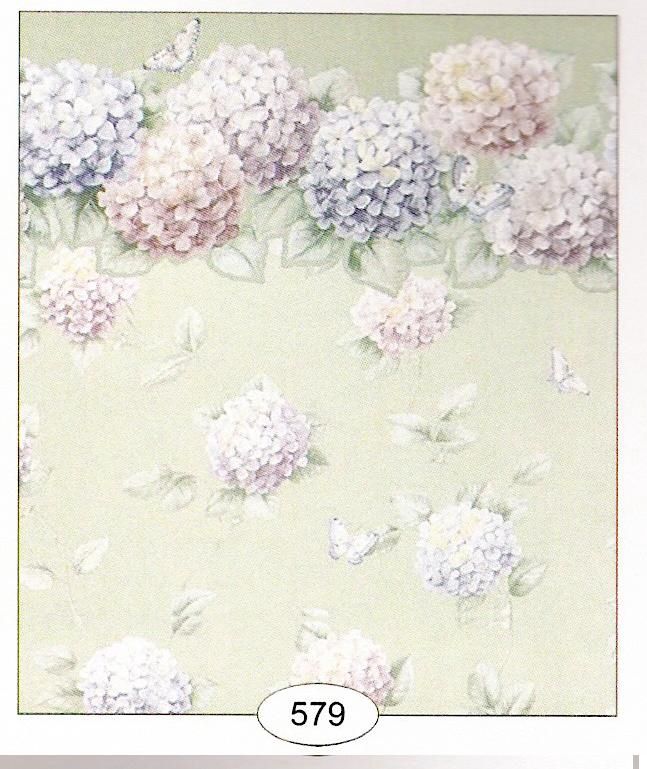 Hydrangea &amp; Butterflies 579 wal579