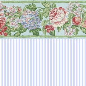 Jillian Blue - Blue Stripe WAL0519C