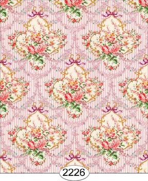 Julia Floral - Pink WAL2226-1