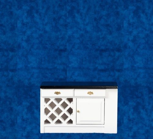Kitchen Island /Black /White azt5300