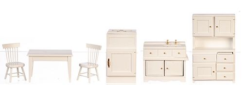 Kitchen Set/6/White/Cb AZD0146