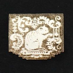 Kitty Antique Laser Cut Doily #97 SD97
