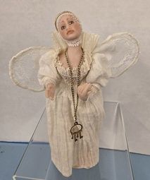 Hand Sculpted Renaissance Angel Doll 52009