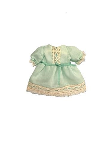 Handmade Mint Green Cotton Batiste Dress mc1938x