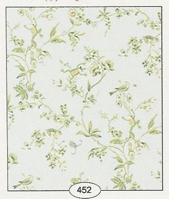 Happy Frogs - Green on White wal452