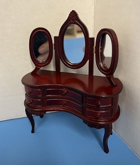 Heidi Ott Hinged triple mirror dresser mc05660