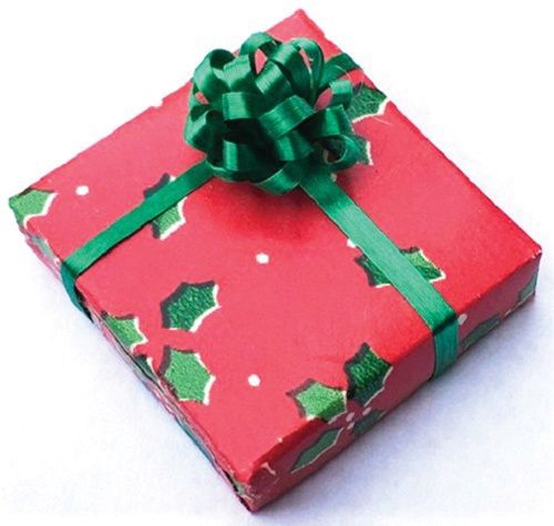 Holly Christmas Gift, 1 Piece cld605