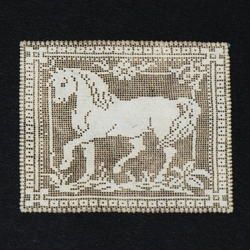 Horse Antique Laser Cut Doily #101 SD101