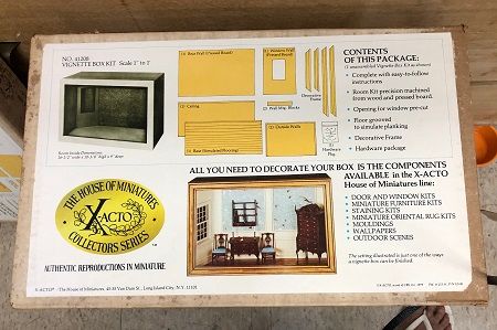House of Miniatures Vignette Box Kit No.41208
