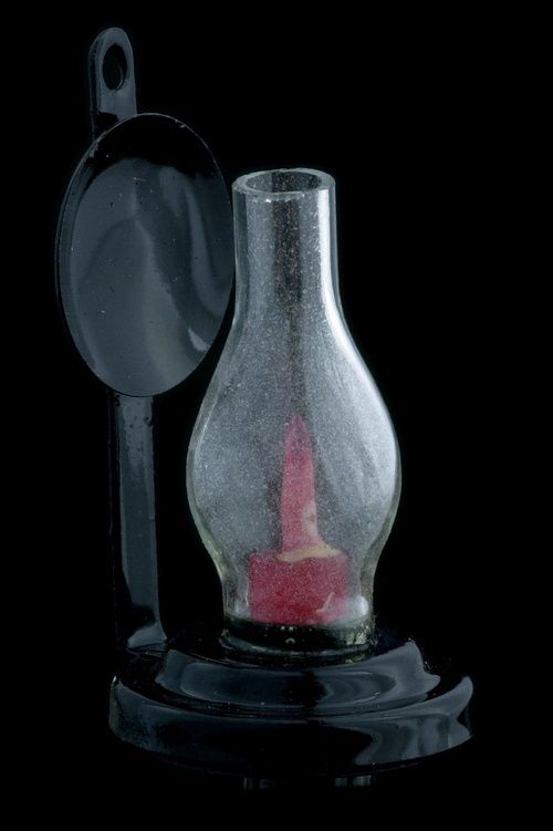 Hurricane Lamp, Black, Non-working IM65187