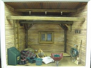 Incomplete Stable Room Box AG17