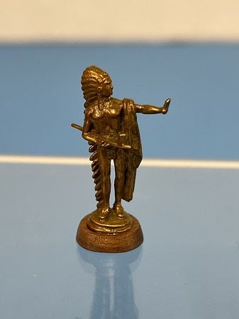 Indian Chief Sculpture in Bronze jpic01