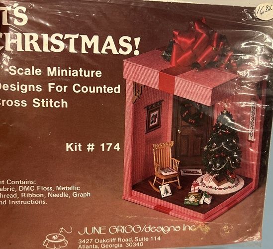 It's Christmas Designs for counted cross stitch kit174