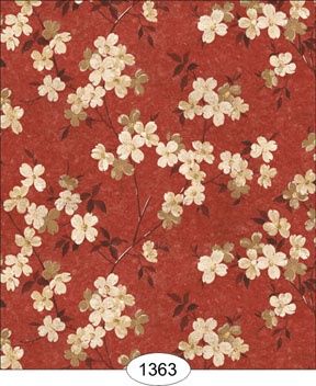 Japanese Dogwood Floral - Red WAL1363
