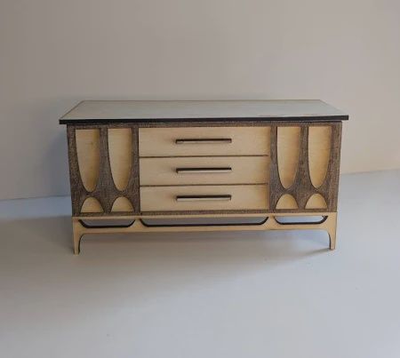 Kent Coffey Mid Century Sideboard Miniature Kit mc1366x