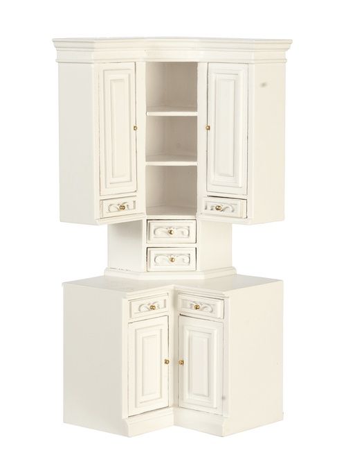 KITCHEN CORNER CABINET/WHITE P5103
