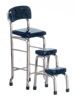 Kitchen Stool with Steps, Black AZT5946