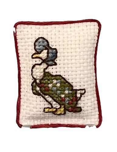 Jemima Puddleduck Cross Stitch Pillow mc930x