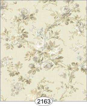 Juliet's Garden Floral - Grey WAL2163