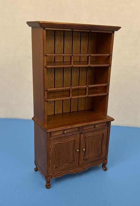 Kitchen Cabinet in Walnut Finish 6214nwn