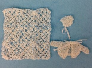 Knitted Three Piece Baby Set 120178