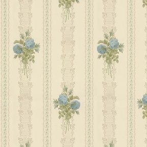 Lace and Roses Beige - Floral NO BORDER WAL0527B_NB