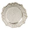 Large Silver Colored Metal Tray AZB1478