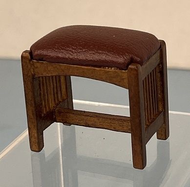 Leather Mission Stool cn82503