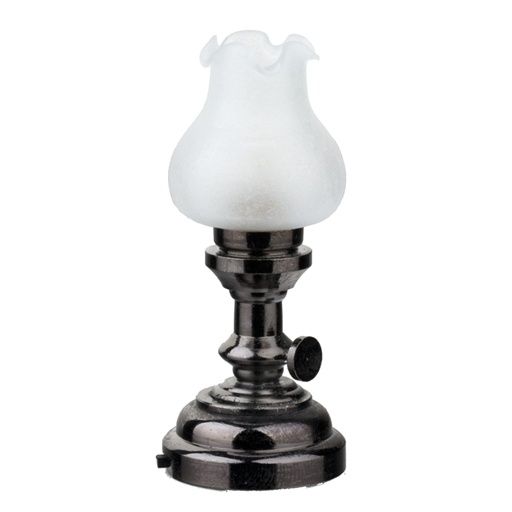 LED Nickel Lg FrostTulip Tbl Lamp (2326) HW2326