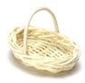Lg Oval Fruit Basket, White A83WH