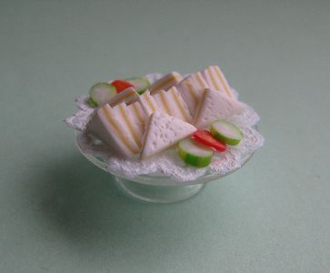 Line of Sandwiches on Cakestand cc16