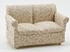 Loveseat, Beige Floral cla10953