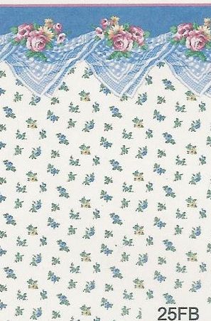 Kitchen Linen Blue 25FB wal25fb