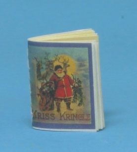 Kris Kringle, Readable Book, Antique Repro CAR1651