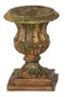 Large Urn Tan W/Moss a1441ag