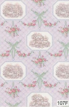 Lavender Plates 107F wal107f