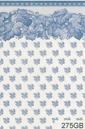 Leaf Toile Blue 275GB wal275gb