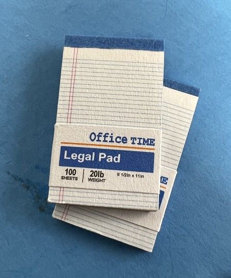 Legal Pad White legalpad