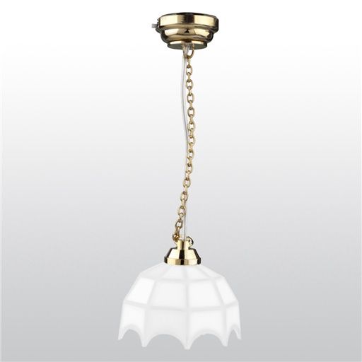 LED White Tiffany Hanging Lamp (2330) hw2330
