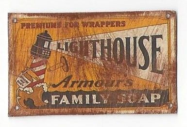 Lighthouse Family Soap Tin Sign fc031