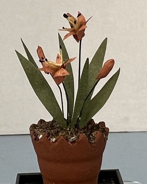 Lilies in Terracotta Pot MC167x