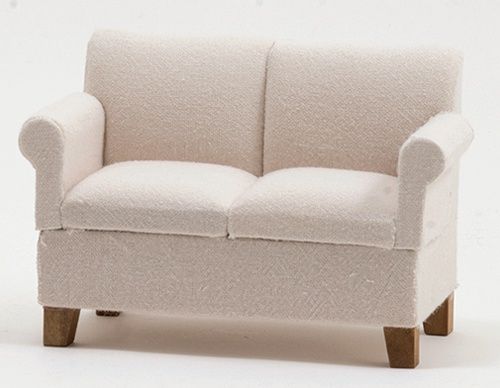 Loveseat, Beige Fabric, NEW DESIGN CLA10910