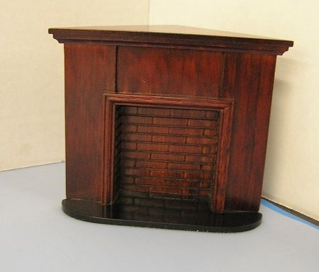Mahogany Corner Fireplace ala472